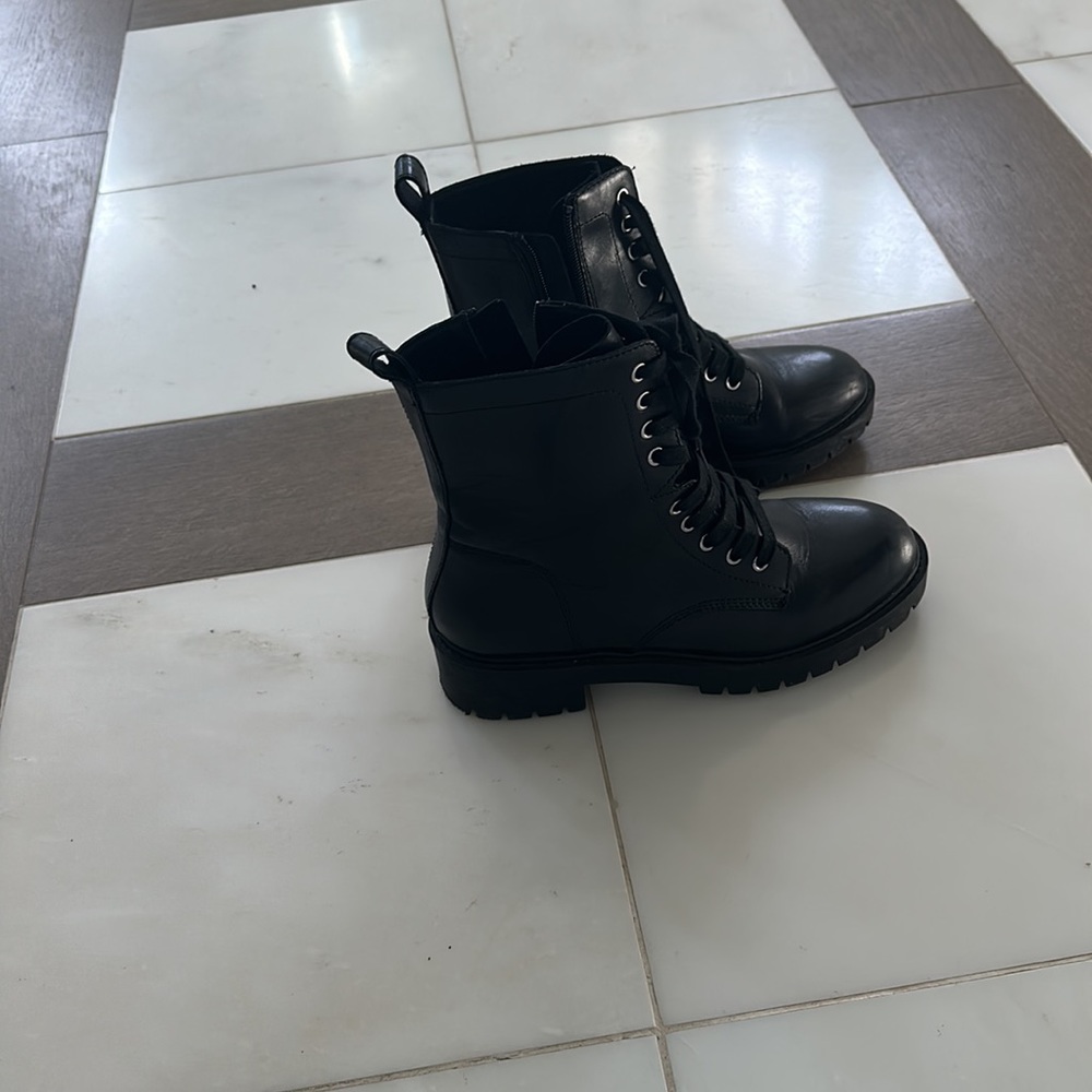 Black Women’s combat boots